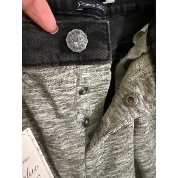 Cotton Grey Front Leg Jeans SZ 4 Zara Trafaluc Premium Wash Baggy Fit - Picture 8 of 12